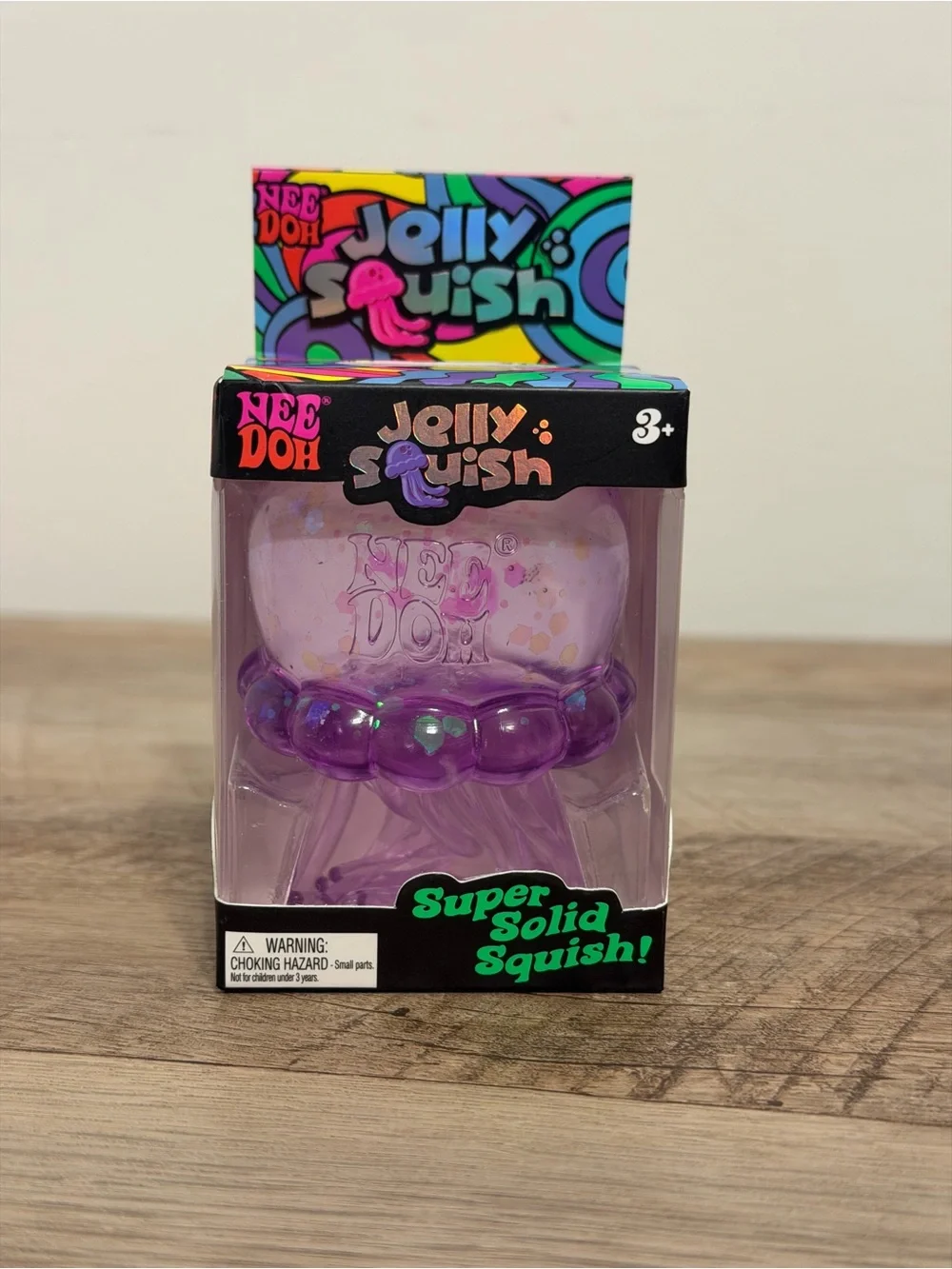 RARE- NWT NeeDoh Purple Jelly Squish (jellyfish) Viral Fidget Toy Squeeze